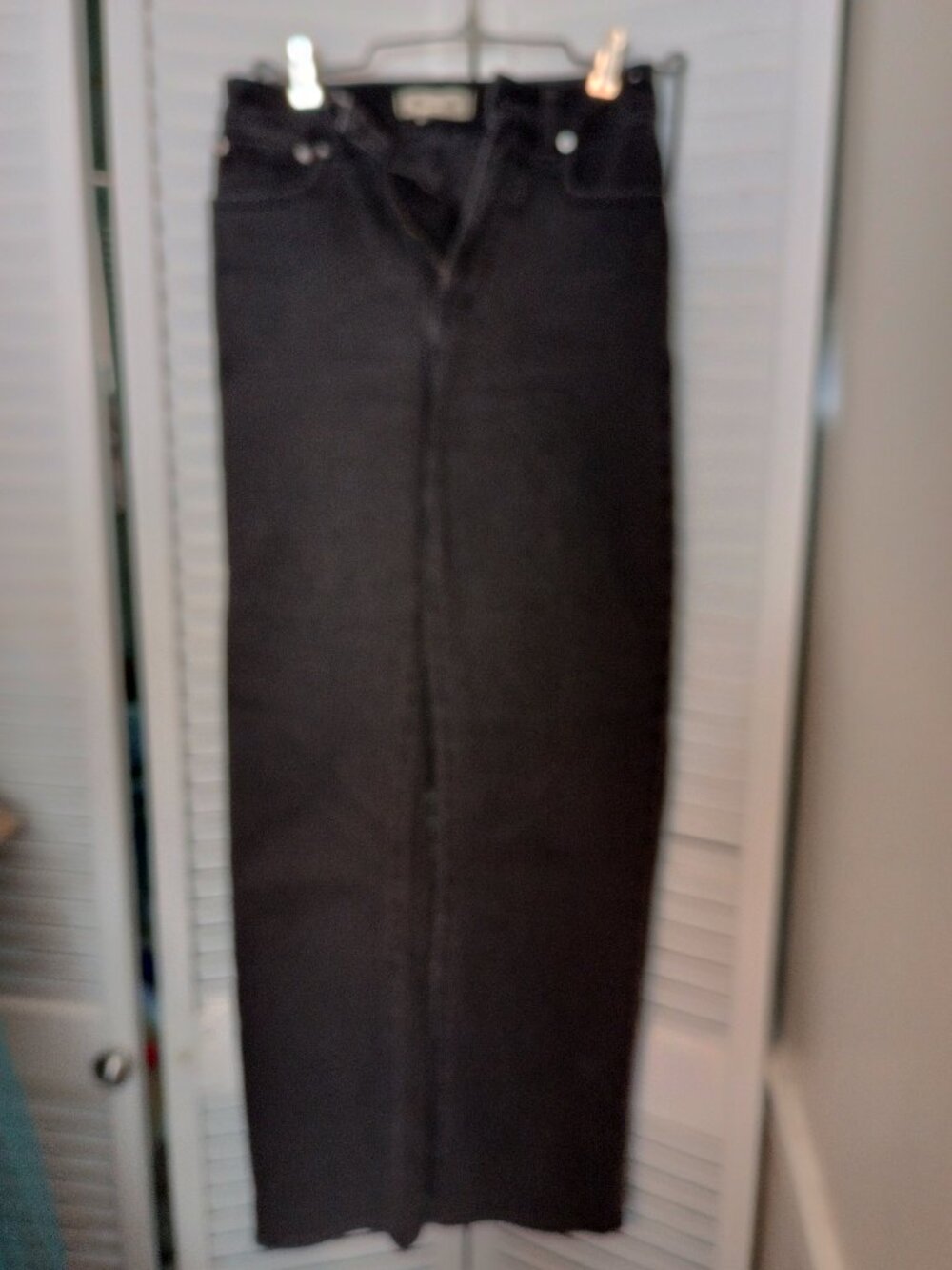 Madewell Women's Charcoal Black size 24 curvy 90s straight